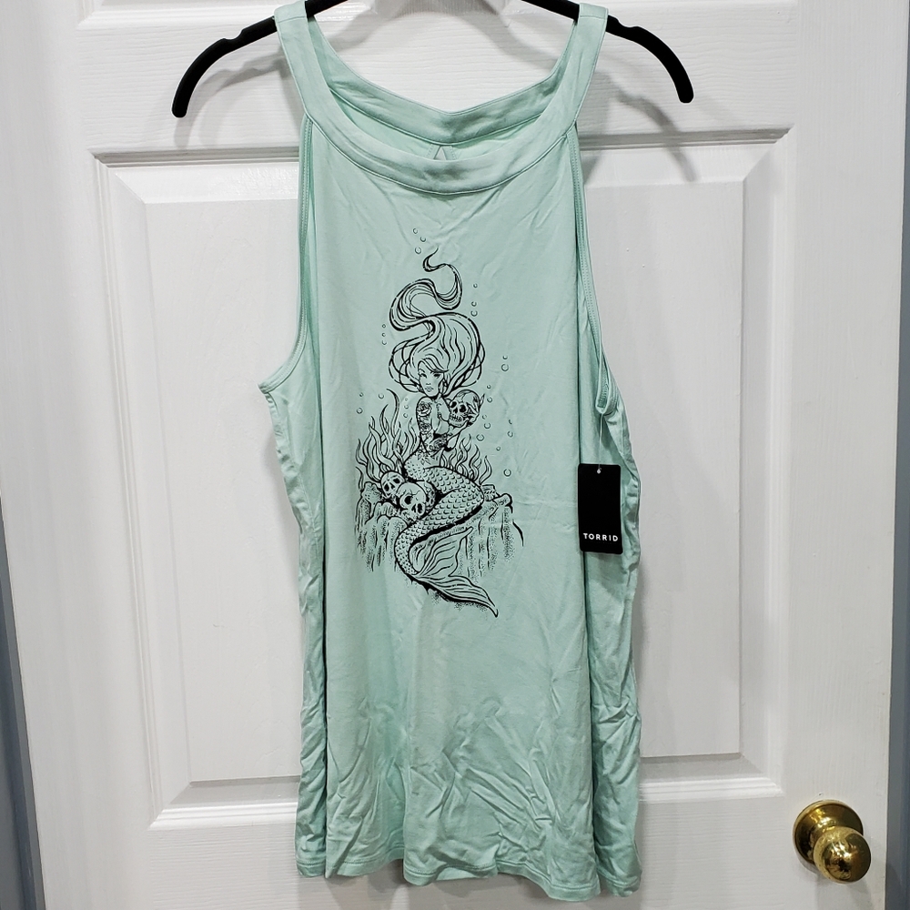 Torrid size 2 Mermaid tank top - New